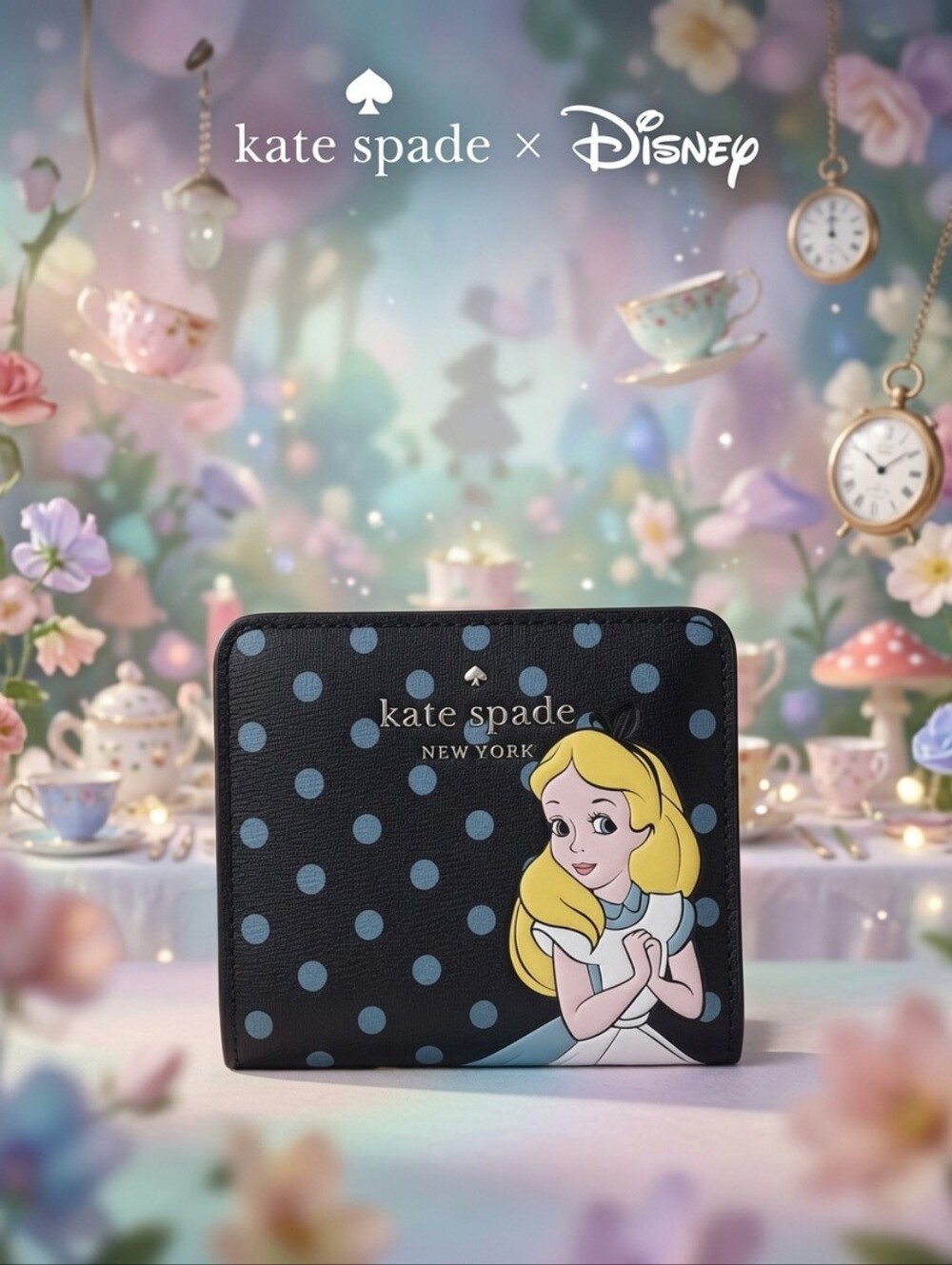 Kate Spade x Disney Alice Wallet